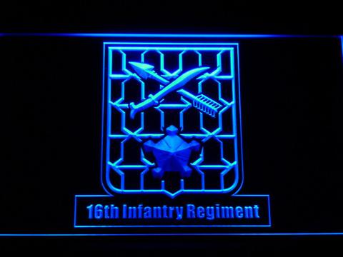 US Army 16th Infantry Regiment LED Neon Sign